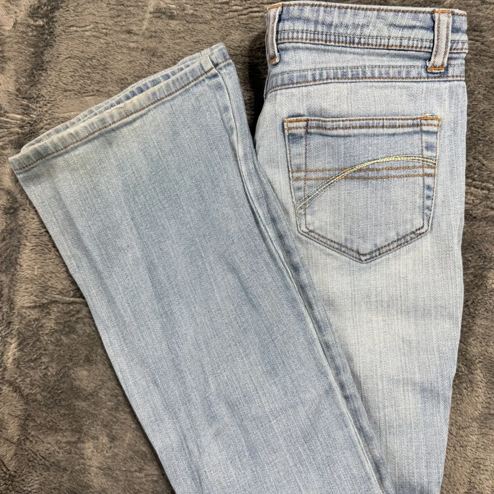 Justice Girls Light Wash Denim‎ Jeans Size 14 Regular Stretch Blue Regular Fit